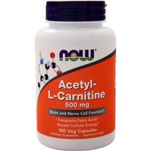 Now Acetyl-L Carnitine (500mg)  100 caps