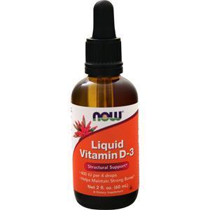 Now Vitamin D3 Liquid (400IU)  2 fl.oz