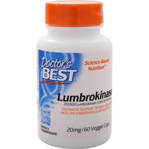 Doctor's Best Lumbrokinase (20mg)  60 caps