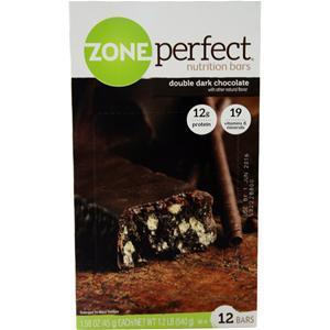 Zone Perfect Dark Chocolate Nutrition Bar Double Dark Chocolate 12 bars