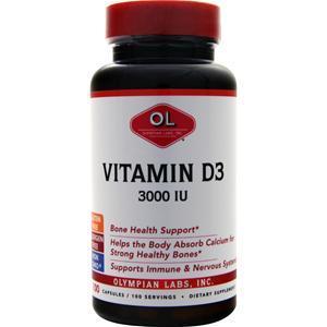 Olympian Labs Vitamin D3 (3000IU)  100 caps