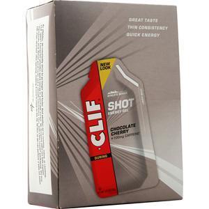 Clif Bar Clif Shot Chocolate Cherry + Caffeine 24 pckts