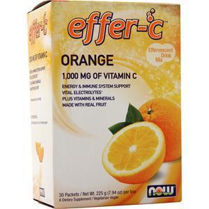 Now Effer-C Orange 30 pckts