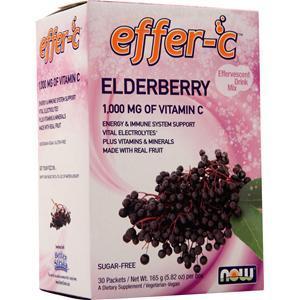 Now Effer-C Elderberry 30 pckts