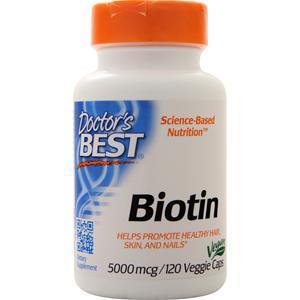 Doctor's Best Best Biotin (5000mcg)  120 vcaps