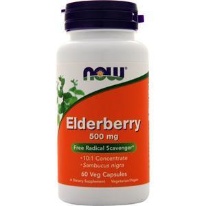 Now Elderberry Extract (500mg)  60 vcaps