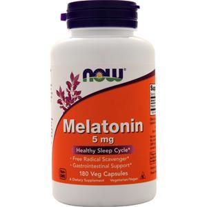 Now Melatonin (5mg)  180 vcaps