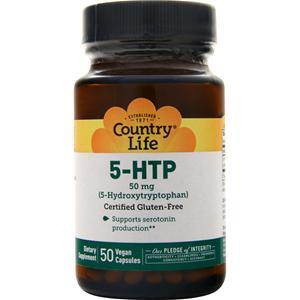 Country Life 5-HTP (50mg)  50 vcaps