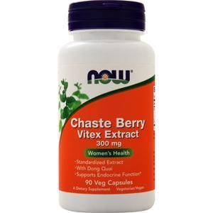 Now Chaste Berry Vitex Extract (300mg)  90 vcaps