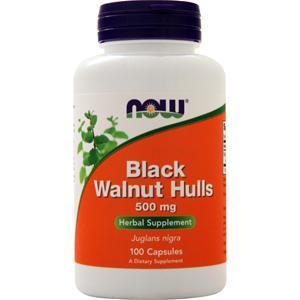 Now Black Walnut Hulls (500mg)  100 caps