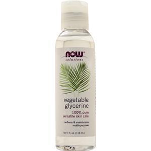 Now Vegetable Glycerine 100% Pure Versatile Skin Care  4 fl.oz