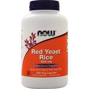 Now Red Yeast Rice (600mg)  240 vcaps
