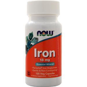 Now Iron (18mg)  120 vcaps