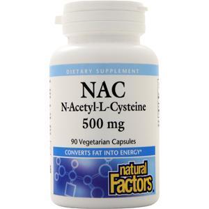 Natural Factors N-Acetyl-L Cysteine (500mg)  90 caps