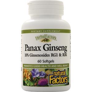 Natural Factors C.A. Meyer Panax Ginseng Extract (100mg)  60 sgels