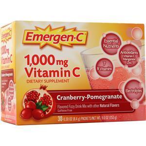 Alacer Emergen-C Cranberry Pomegranate 30 pckts