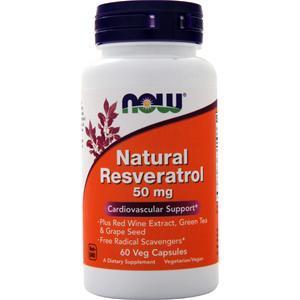 Now Natural Resveratrol  60 vcaps