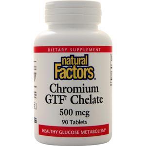 Natural Factors Chromium GTF Chelate (500mcg)  90 tabs