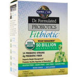 Garden Of Life Dr. Formulated Probiotics - FitBiotic 50 Billion Unflavored 20 pckts