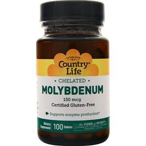 Country Life Chelated Molybdenum  100 tabs