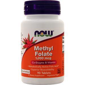 Now Methyl Folate (1000mcg)  90 tabs