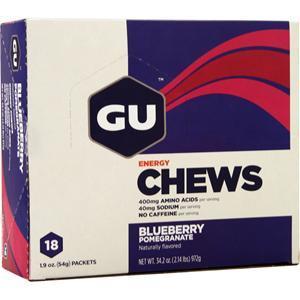 Gu Energy Chews Blueberry Pomegranate 18 pckts