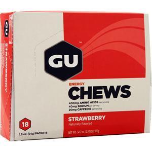 Gu Energy Chews Strawberry 18 pckts