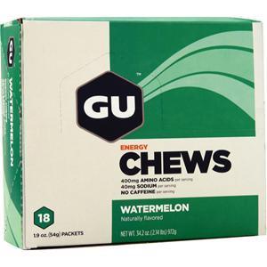 Gu Energy Chews Watermelon 18 pckts