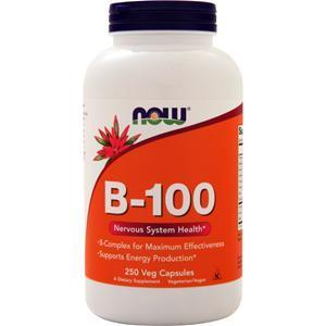 Now B-100 (High Potency B-Complex)  250 vcaps