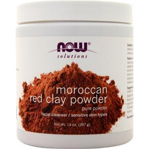 Now Moroccan Red Clay Powder (Pure Powder)  14 oz