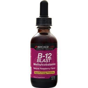 Bricker Labs B-12 Blast Methylcobalamin Raspberry 2 fl.oz