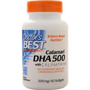 Doctor's Best Calamari DHA 500 with Calamarine  60 sgels