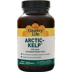 Country Life Arctic-Kelp (225mcg)  300 tabs