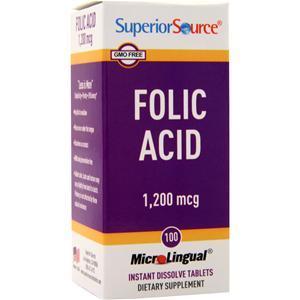 Superior Source Folic Acid (1,200 mcg)  100 tabs