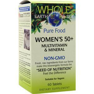 Natural Factors Whole Earth & Sea - Women's 50+  60 tabs