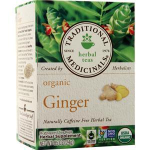 Traditional Medicinals Organic Herbal Tea Ginger 16 pckts