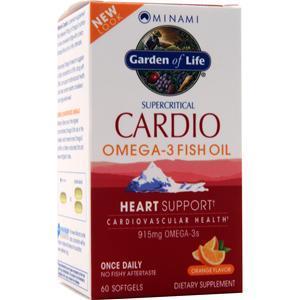 Garden Of Life Cardio - Omega-3 Fish Oil Orange Flavor 60 sgels