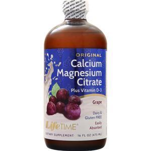 Lifetime Liquid Calcium Magnesium Citrate Grape 16 fl.oz