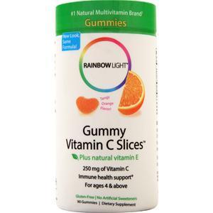 Rainbow Light Gummy Vitamin C Slices Tangy Orange 90 gummy