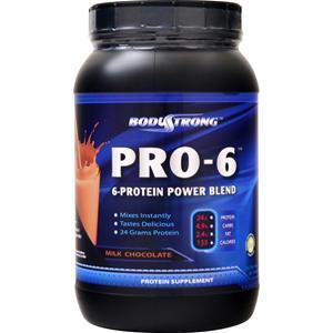BodyStrong Pro-6 Protein Power Blend Milk Chocolate 2 lbs