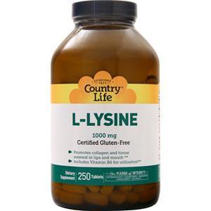 Country Life L-Lysine (1000mg)  250 tabs