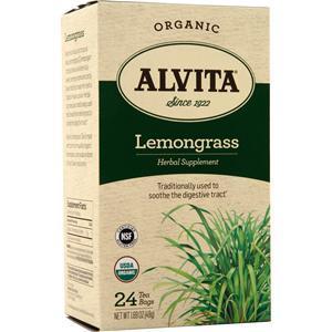 Alvita Tea Bags - Organic Lemongrass 24 pckts