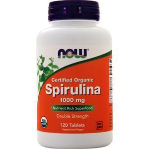 Now Spirulina - Certified Organic (1,000mg)  120 tabs