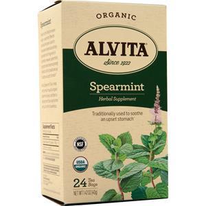 Alvita Tea Bags - Organic Spearmint 24 pckts