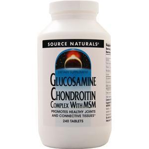 Source Naturals Glucosamine Chondroitin Complex with MSM  240 tabs