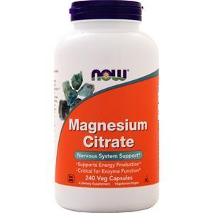 Now Magnesium Citrate  240 vcaps