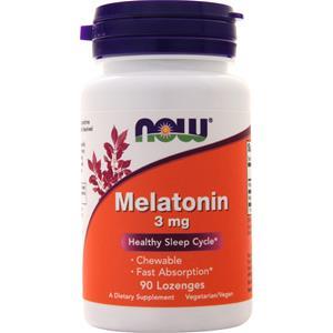 Now Melatonin (3mg) Chewable 90 lzngs