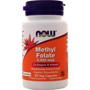 Now Methyl Folate (5000mcg)  50 vcaps