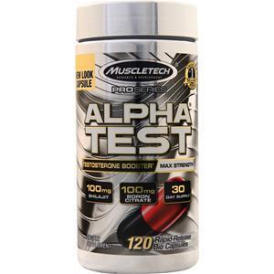 Muscletech Alpha Test Pro Series  120 caps
