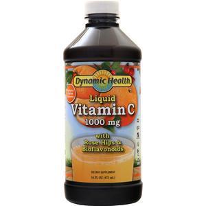 Dynamic Health Vitamin C Liquid (1000mg) Natural Citrus 16 fl.oz